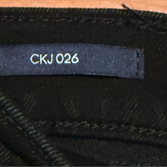 CALVIN KLEIN Mens CKJ 026 Slim Jeans Tag Sz 34x34 Black Denim Some Stretch - Picture 4 of 14